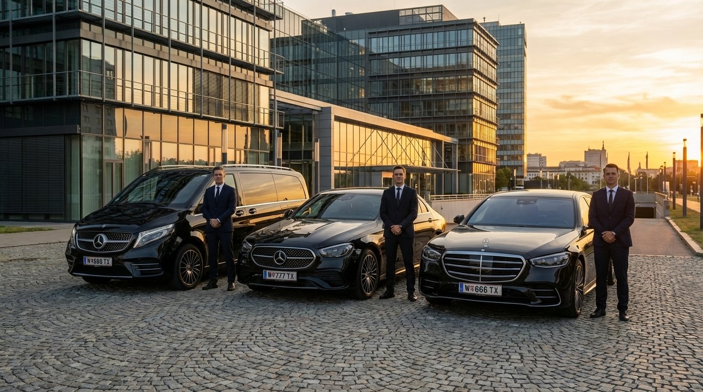 Premium Fahrzeuge für Business Roadshow Logistik Wien